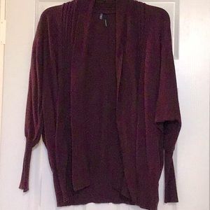 Maurices burgundy cardi
